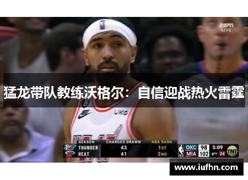 猛龙带队教练沃格尔：自信迎战热火雷霆